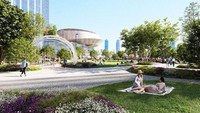 Gedung ini di dalamnya ada dua hotel, sementara lobi yang menjulang tinggi di puncaknya akan menampung restoran, bar, galeri seni, dan pemandangan berlantai kaca.