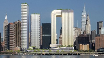 Gokil! Twin Tower Baru New York Ini Tersambung Kolam Renang