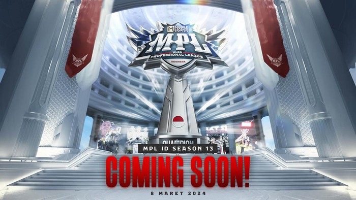 Mobile Legends: Bang Bang Professional League Indonesia (MPL ID) S13 akan segera digelar. Jadwal mainnya dimulai pada tanggal 8 Maret mendatang.