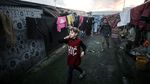 Keceriaan Anak-anak Palestina di Tenda Pengungsian