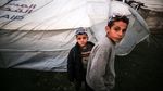 Keceriaan Anak-anak Palestina di Tenda Pengungsian