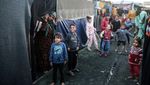 Keceriaan Anak-anak Palestina di Tenda Pengungsian