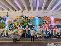 Potret PKL Membandel di Terowongan Jalan Kendal Jakarta