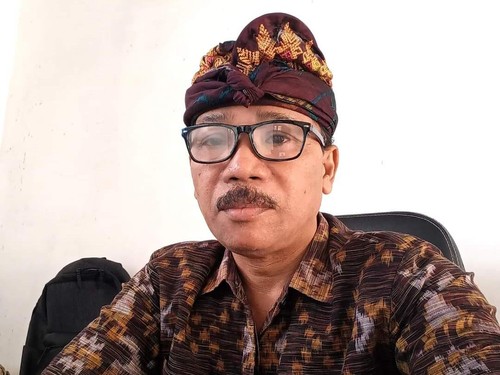 Kepala sekretariat PPS Desa Tangkup I Ketut Tapa semasa hidup. (foto: istimewa)