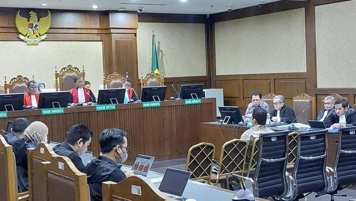 Sidang kasus suap Hasbi Hasan (Yogi/detikcom)