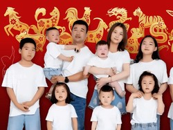 Potret Ibu 9 Anak Viral Ingin Punya 12 Anak dengan Shio Berbeda