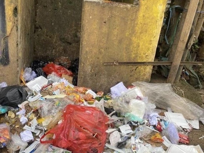 Viral limbah sampah di TPS Sukabumi.