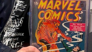 Salah satu komik langka pada 1939 yang berjudul Marvel Comics #1 laku terjual senilai Rp 34,4 miliar. Certified Guaranty Company (CGC) menilai kualitas komiknya berada di angka 9,2 dan diberikan kepada penawar tertinggi. Foto: Istimewa