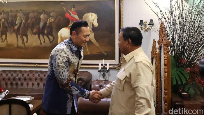 AHY bertem Prabowo. (dok akun instagram AHY)