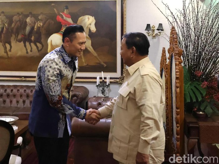 AHY bertem Prabowo. (dok akun instagram AHY)
