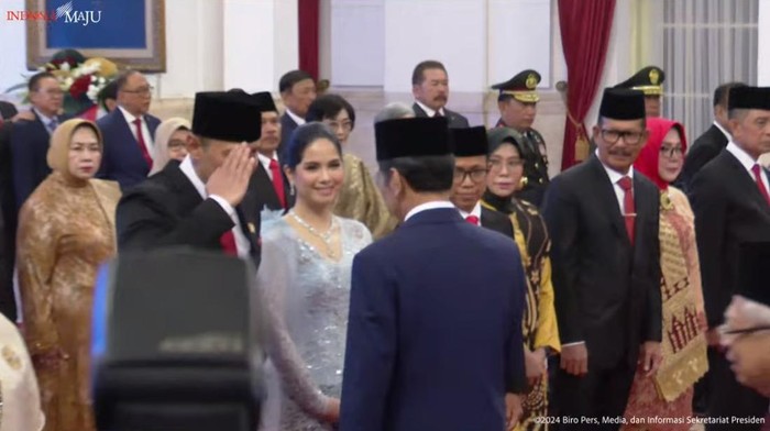 AHY hormat ke Jokowi (dok. YouTube Setpres)