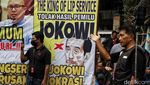 Aksi Massa Poros Buruh Tuntut Pemilu Jujur di Depan KPU