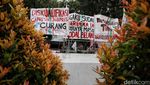 Aksi Massa Poros Buruh Tuntut Pemilu Jujur di Depan KPU