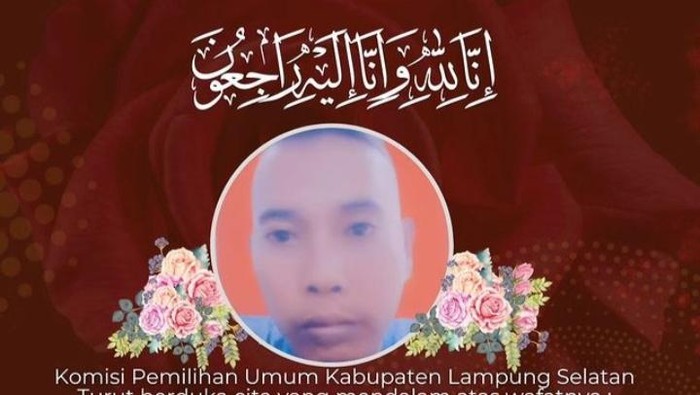 Almarhum Haryadi sendiri telah dimakamkan oleh pihak keluarga di TPU Desa Negara Ratu pada Senin (19/2/2024) sore.