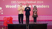 Dalam acara ini, para pakar memberikan insight terkini tentang prospek finansial mencakup bisnis dan investasi pada pasar Indonesia serta analisis Feng Shui di Tahun Naga Kayu. Acara tahunan ini diselenggarakan pula di Medan, Bandung, Surabaya, dan Semarang pada 16-22 Februari 2024 dengan turut mengundang nasabah DBS Treasures dan DBS Treasures Private Client sebagai bagian dari strategi manajemen kekayaan terkurasi.  