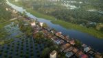 Foto Udara Banjir Luapan Sungai Batanghari di Muaro Jambi