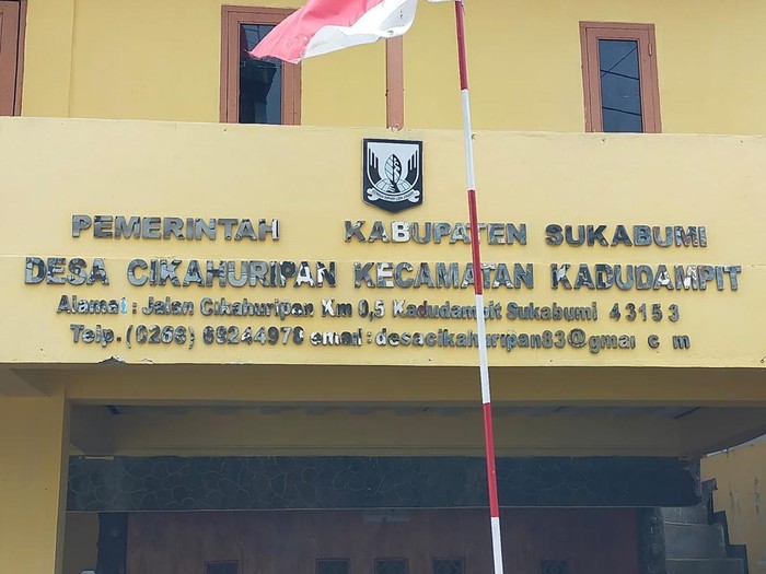 Desa Cikahuripan, Kecamatan Kadudampit, Kabupaten Sukabumi