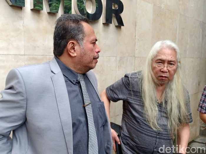 Gideon Tengker melakukan BAP tambahan di Polda Metro Jaya.