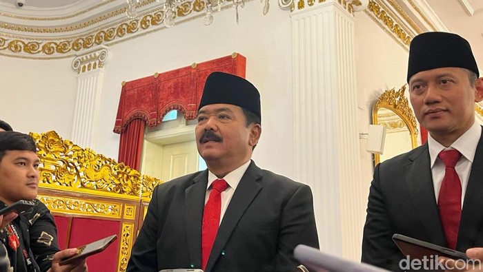Hadi Tjahjanto dan AHY. (Eva/detikcom)