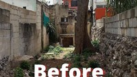 Sepertinya mustahil membuat hunian nyaman di lahan yang sempit seperti ini. Tetapi ternyata transformasinya membuat kamu lupa tampilan awalnya. Foto: beforeafter.design via boredpanda.com