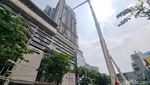 Proyek Bangunan Apartemen Bella Pakuwon City Terbakar