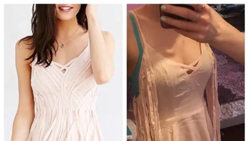 Dressnya tidak secantik di gambar online. Foto: Brightside