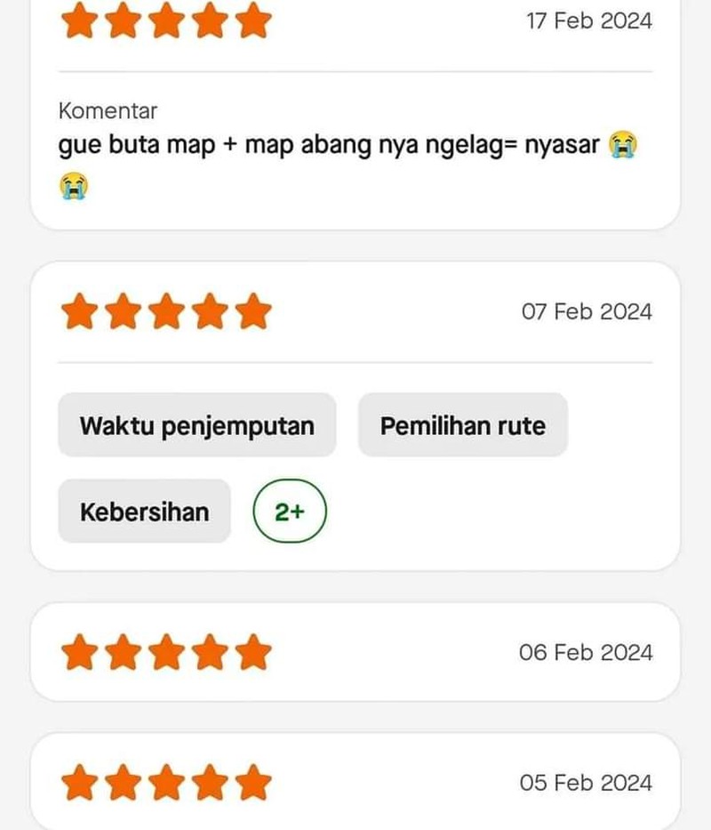 Lelah di jalan, bertemu dengan beragam customer. Ah, begini lah lika-liku jadi driver ojol. Tetap semangat, ya!