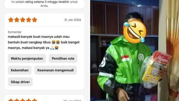 Driver ojol adalah sang super hero. Sehat terus ya, teman-teman driver! Foto: X/Twitter/txtdarionlshop