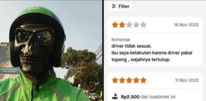 Lelah di jalan, bertemu dengan beragam customer. Ah, begini lah lika-liku jadi driver ojol. Tetap semangat, ya!