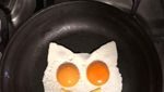 Keren! 10 Lukisan Kreatif dan Menarik Ini Dibuat dari Telur Goreng di Wajan