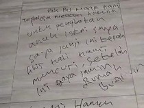 Maling Tinggalkan Pesan di Sukoharjo Ngaku Cuma Ambil Duit, Nyatanya...