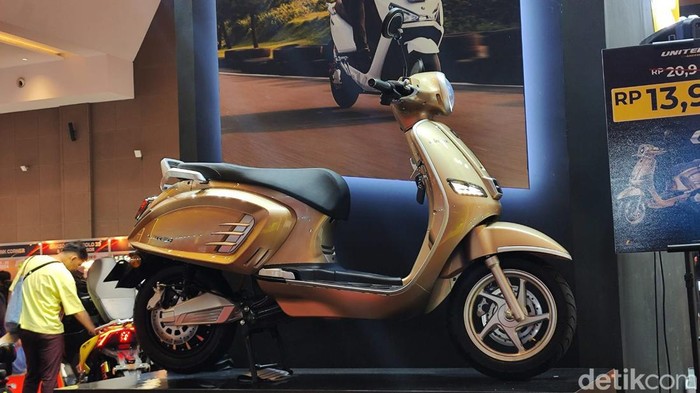 Motor listrik United di IIMS 2024.
