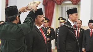 Momen AHY Dilantik Jadi Menteri ATR/BPN