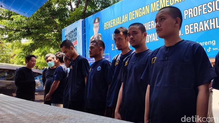 Pengedar narkoba di kampus Semarang diciduk BNN Jateng. Dua di antaranya merupakan mahasiswa. Foto diunggah Rabu (21/2/2024).