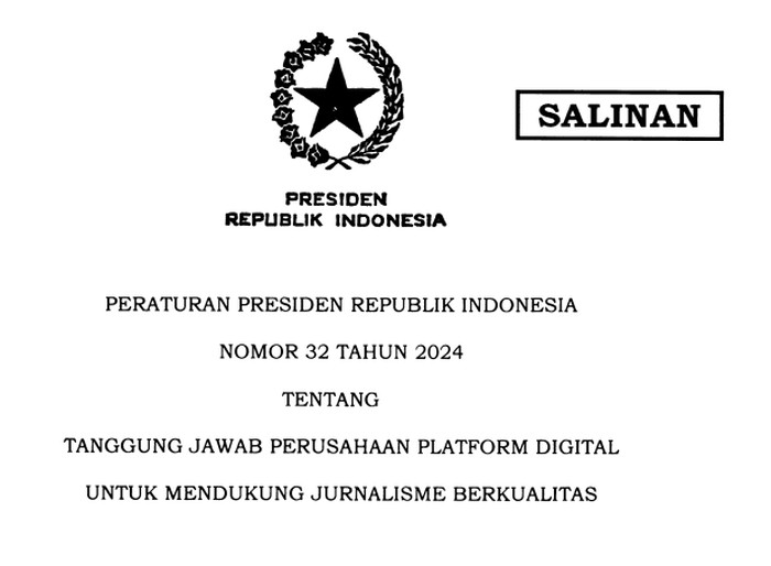 Perpres Publisher Rights