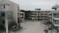 Sekolah-sekolah UNRWA telah menjadi tempat sasaran bom Israel. 
