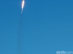 Detik-detik Satelit Merah Putih 2 Membumbung ke Angkasa