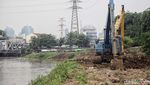 Sedimentasi Kanal Banjir Barat Saat Musim Hujan