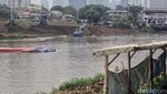 Sedimentasi Kanal Banjir Barat Saat Musim Hujan
