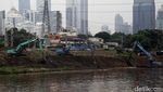 Sedimentasi Kanal Banjir Barat Saat Musim Hujan