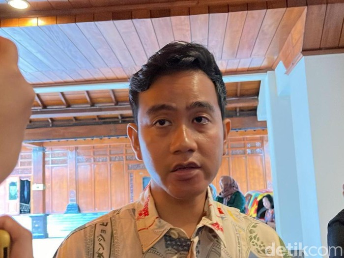Wali Kota Solo, Gibran Rakabuming Raka, di Balai Kota Solo, Rabu (21/2/2024).