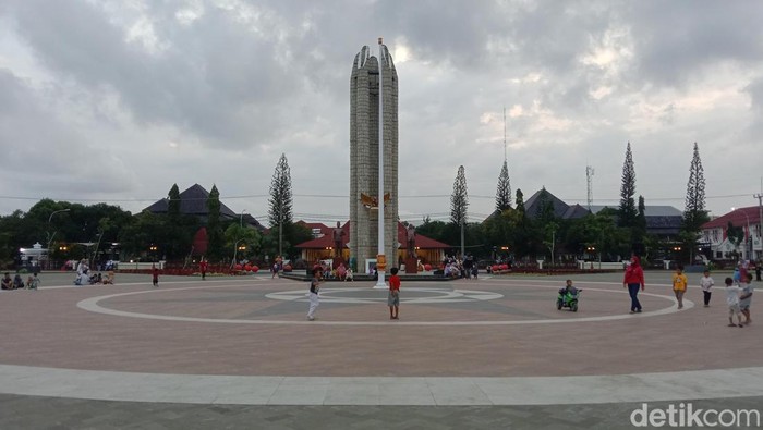 Alun-alun Puspawangi di Indramayu.