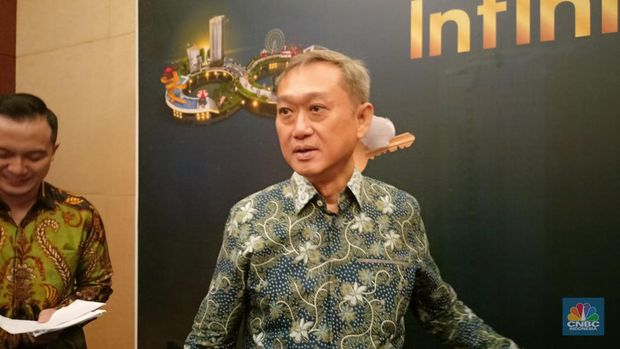 Direktur Bumi Serpong Damai (BSDE), Hermawan Wijaya. (CNBC Indonesia/Ferry Sandi)