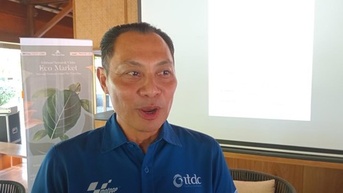 General Manager The Nusa Dua, I Made Agus Dwiatmika, di SMESCO Hub ITDC, Badung, Bali, Rabu (21/2/2024).