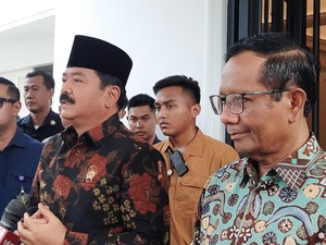Bertemu Mahfud, Menko Hadi Dapat Penjelasan Lengkap soal Tugas Polhukam