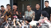 Dalam pertemuan yang berlangsung hampir satu jam, Hadi mengatakan Mahfud MD memerinci dan memberikan gambaran soal penyelesaian kasus yang sedang ditangani Kemenko Polhukam. 
