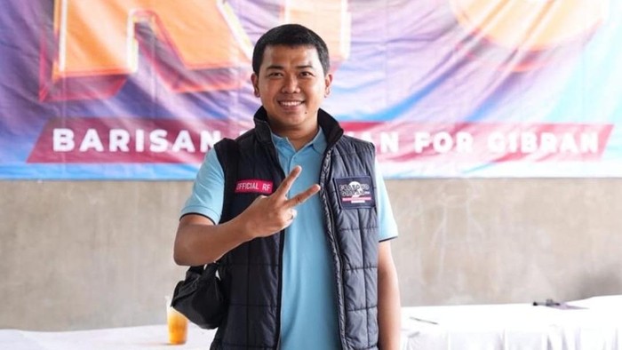 Ketua Dewan Pembina Barisan Relawan For Gibran (Barisan RFG) Reza Fahlevi