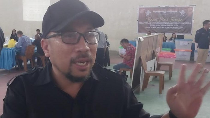 Komisioner KPU Sulut Salman Saelangi.