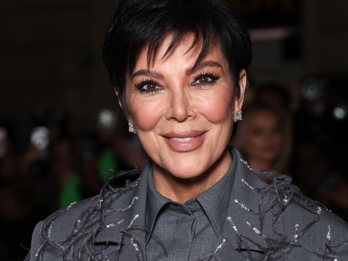 PARIS, FRANCE - JANUARY 24: (EDITORIAL USE ONLY - For Non-Editorial use please seek approval from Fashion House) Kris Jenner attends the Valentino Haute Couture Spring/Summer 2024 show as part of Paris Fashion Week  on January 24, 2024 in Paris, France. (Photo by Pascal Le Segretain/Getty Images)