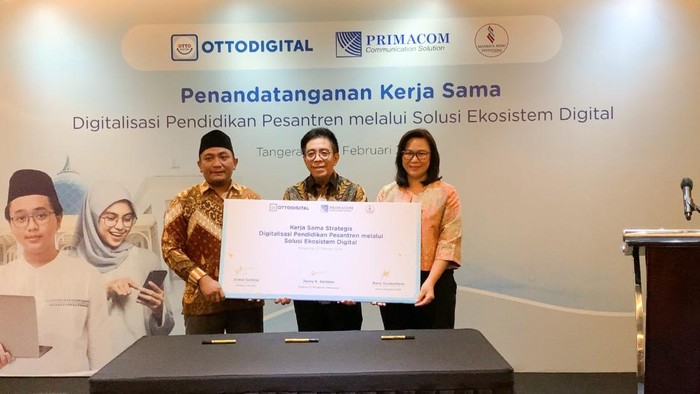 Digitalisasi terus digaungkan tak terkecuali di pesantren. Untuk itu sistem pembayaran dan infrastruktur digital penunjang aktivitas belajar pun dihadirkan.